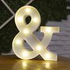 Alphabet Letter LED Lights Luminous Number Lamp Battery Warm Night Light for Home Wedding Birthday Christmas Party Decoration