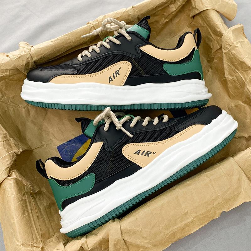 Новые мужские повседневные нескользящие дышащие кроссовки для бега на открытом воздухе, спортивная обувь, легкая и удобная рабочая обувь 39 чёрный