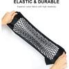 Car Storage Mesh Seat Elastic Storage Velcro Storage Bag Trunk Mesh Elastic Storage Bag Storage Organizing Bag Car Accessories