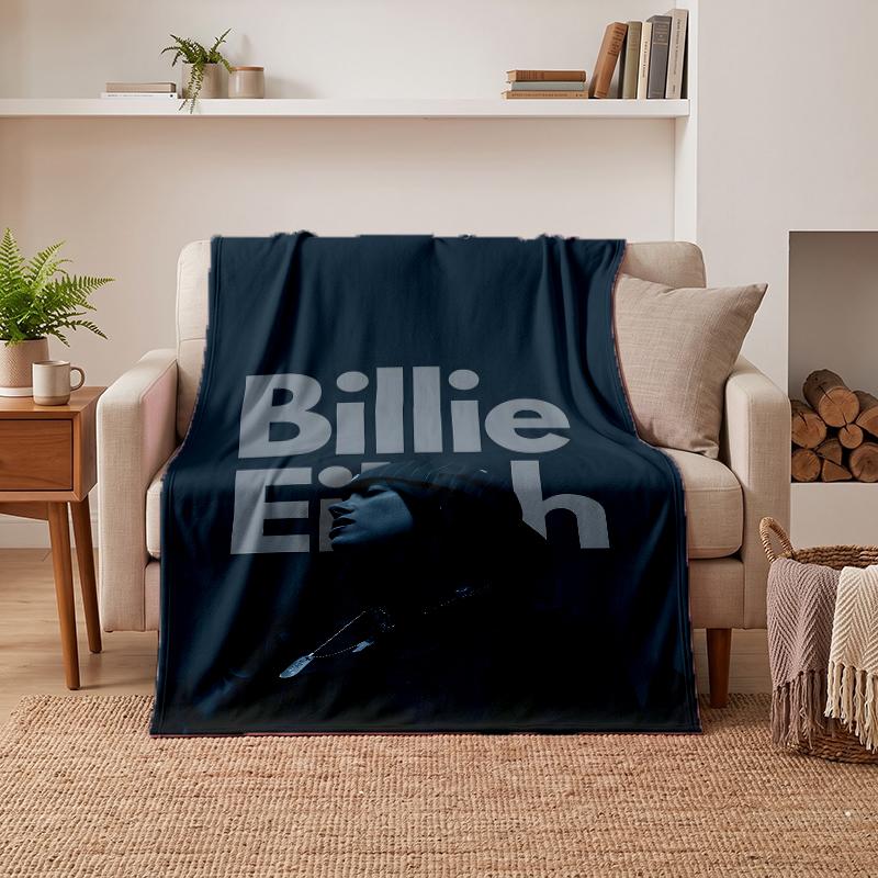 Billie eilish Soft Warm Flannel Blankets Comfortable Blanket for Home Decoration Gifting