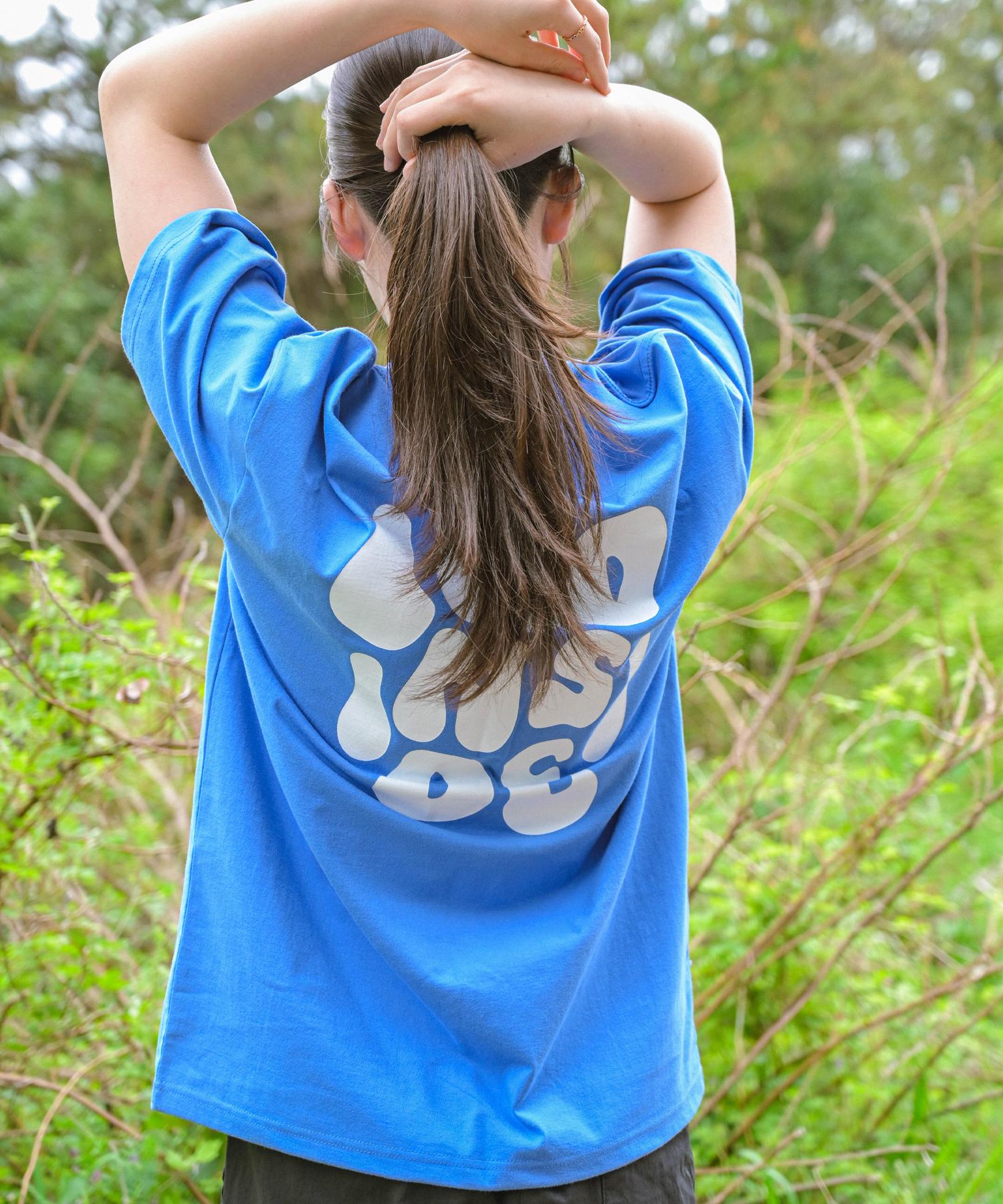 Rad Inside Oversized Short Sleeve T-Shirt Blue M/Free