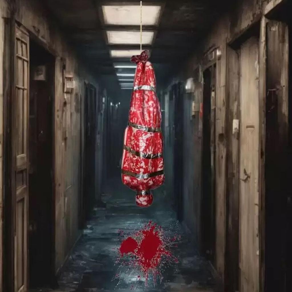 Halloweenská dekorace rekvizity horor falešná mrtvola přívěsek venkovní dvůr strašidelný dům pokoj záludné strašidelné rozložení ozdoby