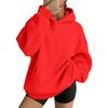 Women's Oversized Drop Shoulder Hoodie Pullover Long Sleeve Casual Loose Fit