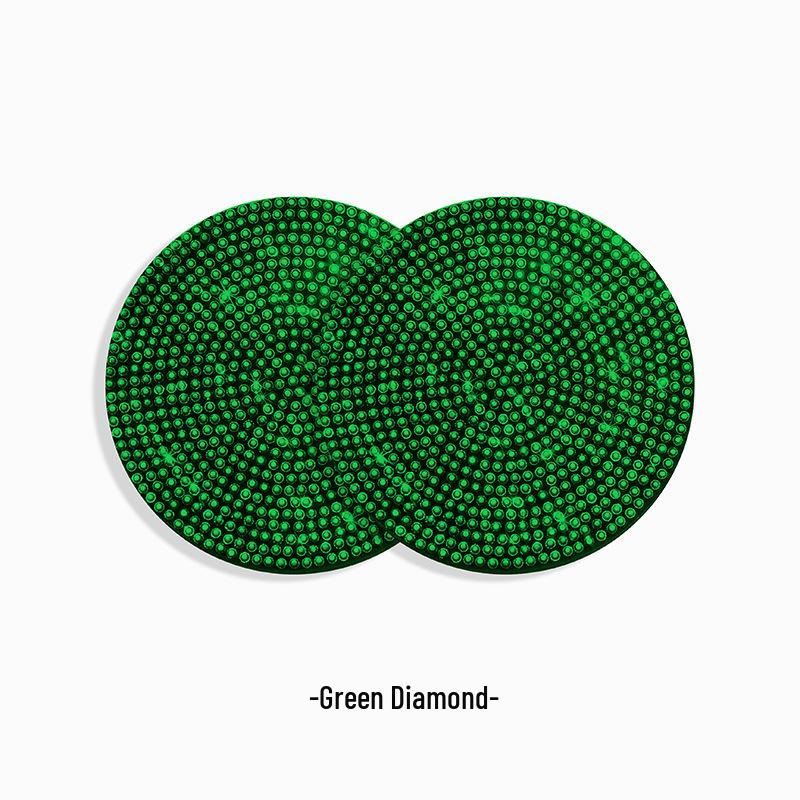 Podložka pod nápoj do auta s kamínky a krystaly: Protiskluzová, vodotěsná silikonová podložka pro izolaci hrnků