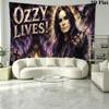 Ozzy Wall Tapestry Aesthetic Wall Hanging Printed Fabric Blanket Decorative Tapestries for Bedroom Living Room Home Decor