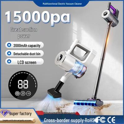 Ręczny bezprzewodowy odkurzacz z silnym ssaniem, funkcją mopowania i do użytku na mokro/sucho – wszystko w jednym pionowym designie