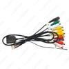 Zx Scheme 4G Card Slot AV Cable: 20-Pin RCA Output for Car Audio/Video