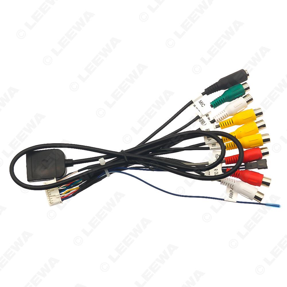 Zx Scheme 4G Card Slot AV Cable: 20-Pin RCA Output for Car Audio/Video