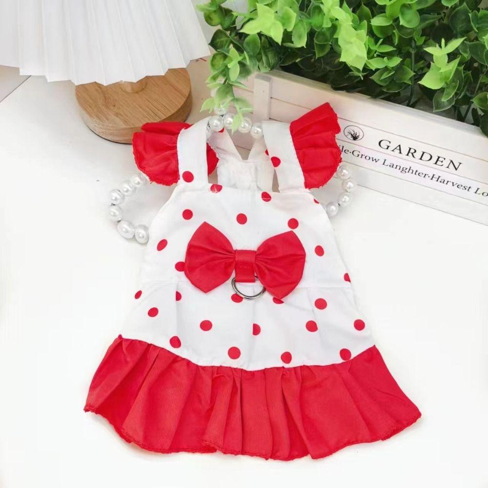 Breathable Dog Princess Dress Cute Pet Clothes Pet Chest Strap Pet Skirt for Puppy Kittens