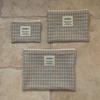 Flat Pouch - Wool Check (L) (3 colors) (single item)