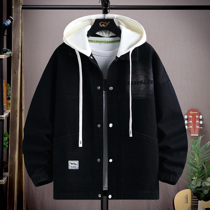 Autumn Coat High School Junior High School Boy Denim Jacket 13-year-old 15-year-old Teen Loose Top