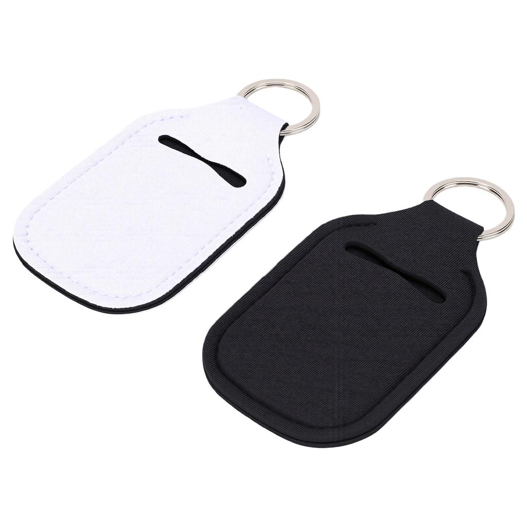 60pcs Hand Sanitizer Spray Protective Cover with Keychain for Backpack and Purse