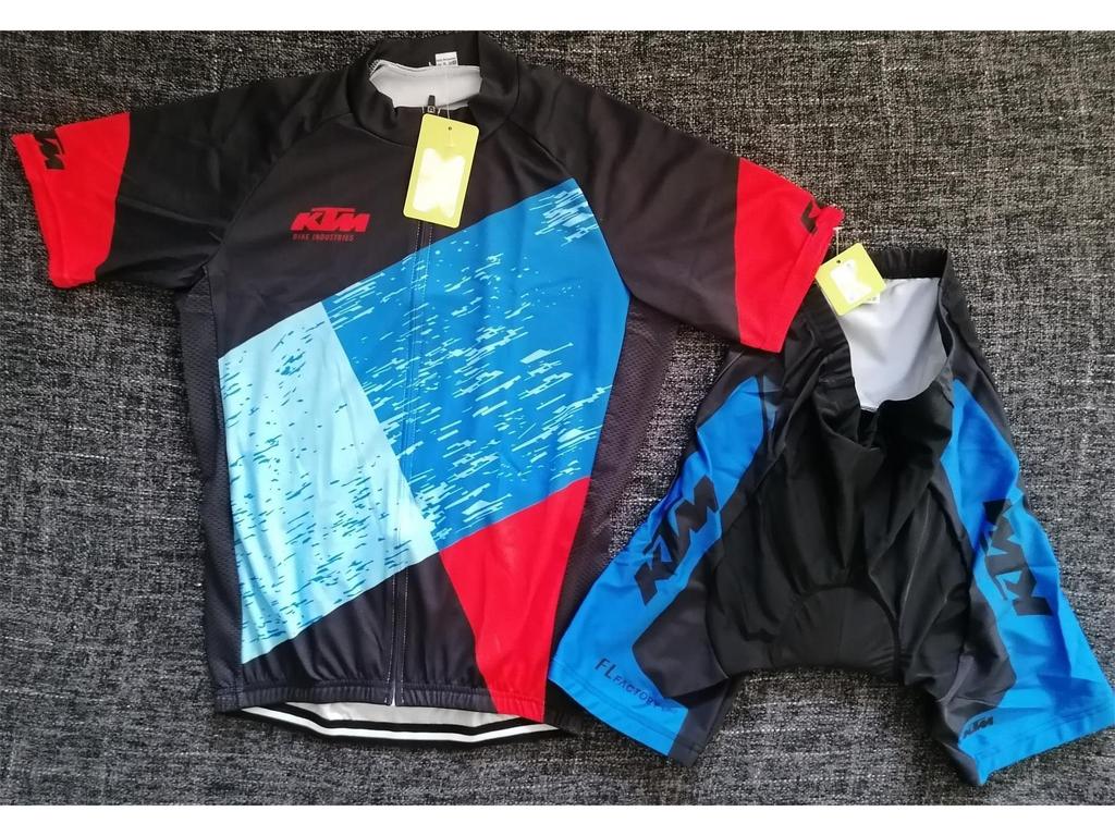 New Cycling Kit: Quick-Dry Summer Short Sleeve Jersey & Mountain Bike Bib Shorts