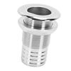 1 1 4in Marine Straight Thru Hull Fitting 316 Stainless Steel Water Drain Outlet Barbed Thru Drain Connector for Boat 1