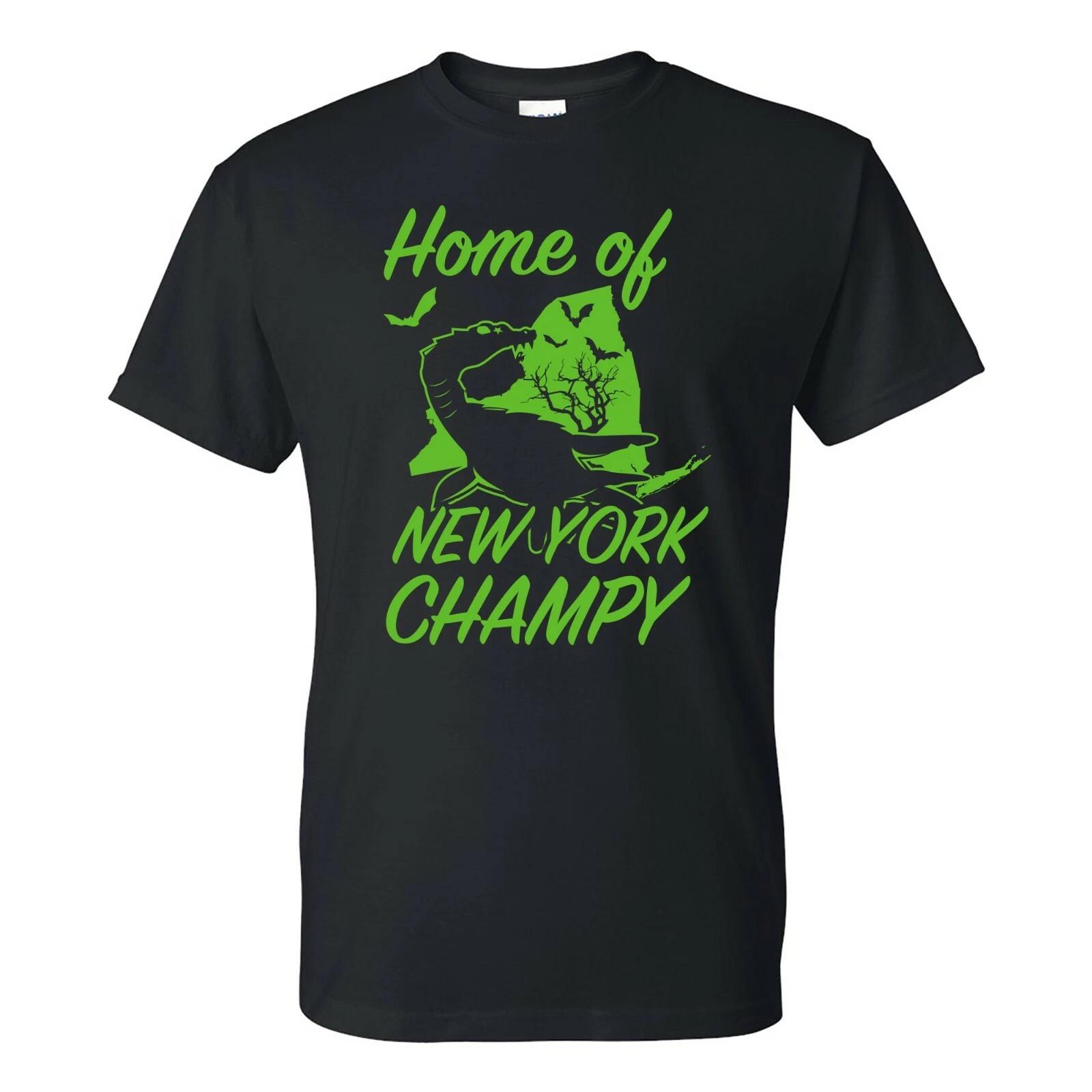 New York Champy - Cryptid Hunting Horror T-Shirt - Black XL
