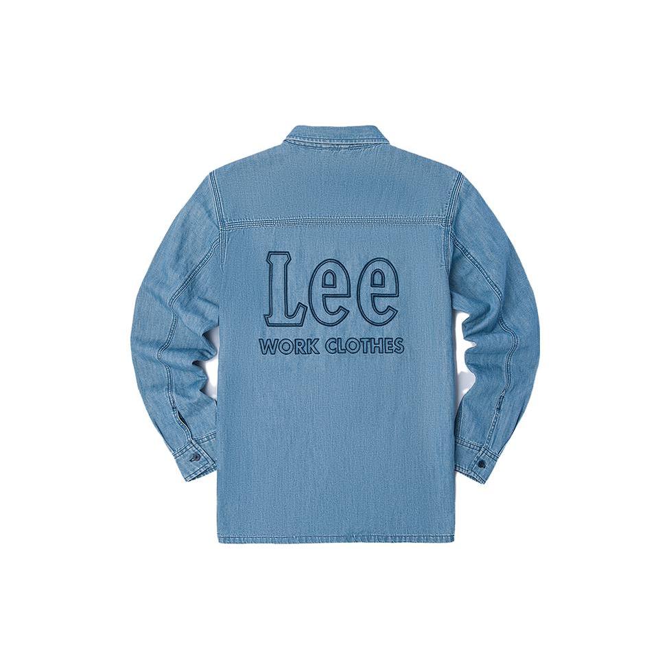 Lee Shirts Men's Light Blue Pointed Collar Moderate Other LMT001591100325A00498
