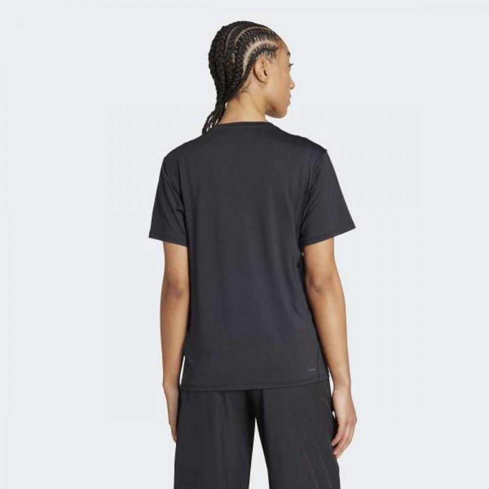 Adidas Women S Climalite Functional Tee Short Sleeve Go To Black