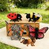 Cute Simulation Insect Plush Toy Educational Spider Plush Toy Butterfly Stuffed Doll  Kids Student