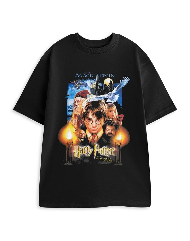 Harry Potter Short Sleeved TShirt Unisex Black Official Merch