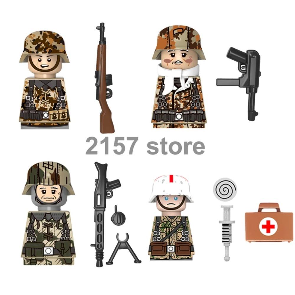 Military Soldier Figure Building Block Weapons Ranger Camouflage Vietnam War US Special Forces KSK Medical Bandit Thief Toy Gift