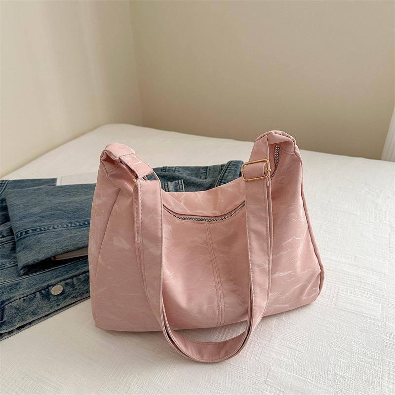 Casual New Style  Personalized  Beautiful  Solid Color  Large Capacity  Fashionable  Fashionable  Summer  Fashionable  Tote Shoulder Bag for Women