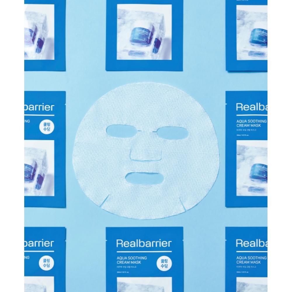 Real Barrier Aqua Beruhigende Creme Maske 10 Stück