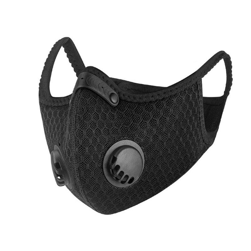 Buy Filter Mask Windproof Dustproof and Haze Activated Carbon Filter Riding Breathable Mask at