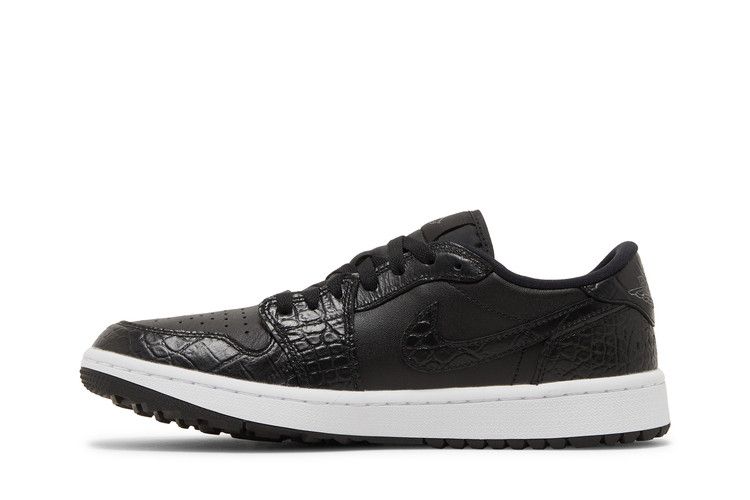 Men's Sneakers Jordan 1 Retro Low Golf Black Croc Black/Black/Iron Grey/White