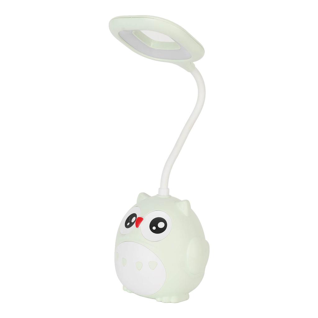 Table Lamp Pen Holder Small Eye Caring Desk USB Rechargeable LED Night Light Student Dorm Room Cartoon Owl Shape