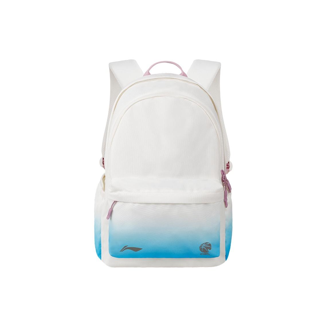 Li Ning Cba Large Capacity Casual Lightweight Trendy Sports Travel Backpack Unisex Backpack Cotton-Candy ABSV467-4 Cotton Candy