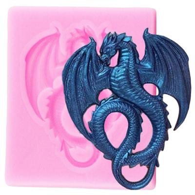 Drache Silikonform Schokolade Fondant Polymer Clay Harz Basteln Süßigkeiten Kuchen Dekor