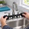 Toddler Proof Faucet Lock Handle for Double Faucets, Child & Pet Sink Water Taps Safety Guard, Universal Adjustable Tap Device Kitchen Bathroom