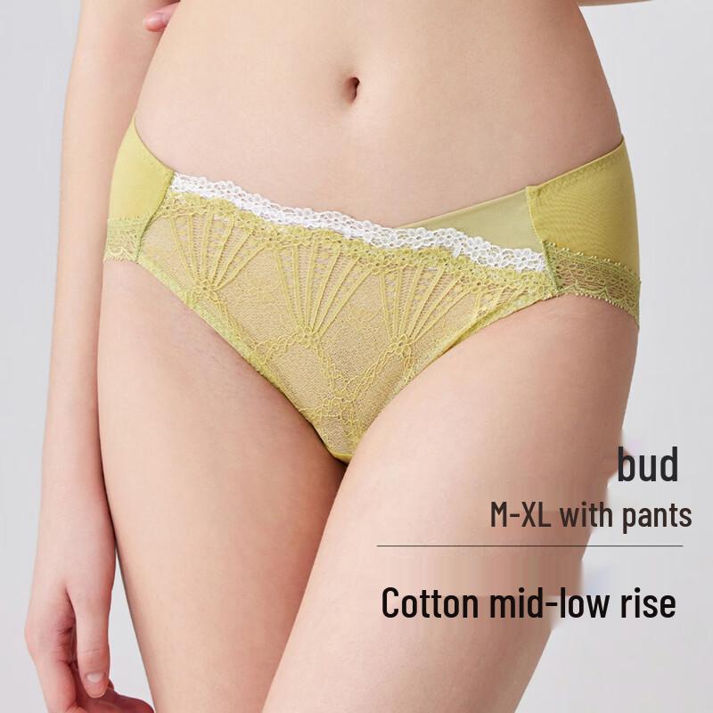 

Женские хлопковые антибактериальные бесшовные трусы-слипы средней посадки Wacoal WP34C4 M