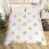 Cute Duck King Queen Duvet Cover Cartoon White Goose Bedding Set Funny Farmhouse Animal Comforter Cover Polyester Quilt Cover029