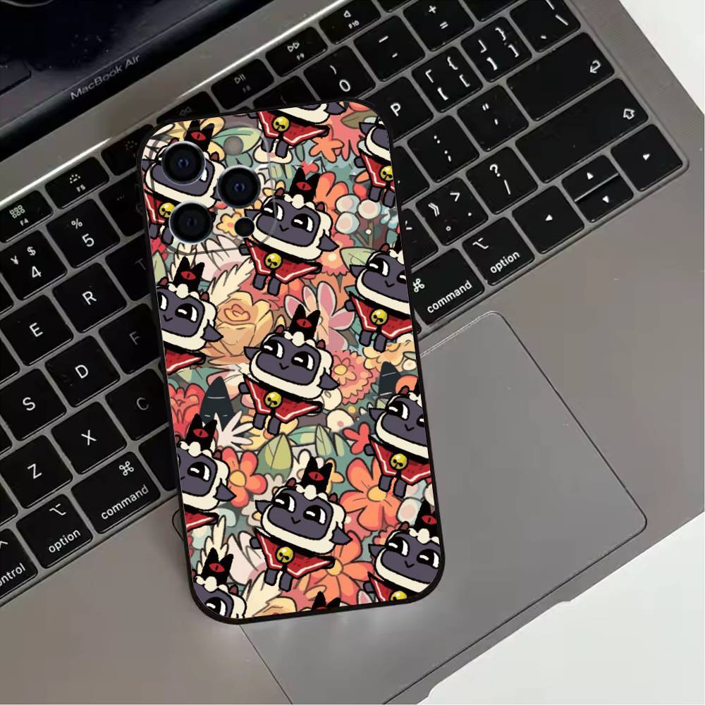 Cult Of The L-Lamb Game  Phone Case For iPhone 17,16,15,14,13,12,11 Plus,Pro Max,XS,Soft Silicone Black Cover