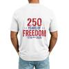 Men's V-Neck Independence Day Printed Short Sleeve Casual T-Shirt Tops