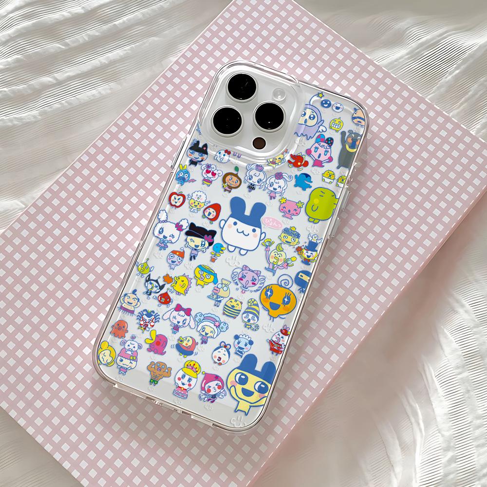Kawaii Tamagotchi Game Phone Case For Oppo Realme C63 C53 10 9 C30 C15 C20 C21 C21Y C31 C33 C35 C55 14 11 5 Pro 5G Clear Cover