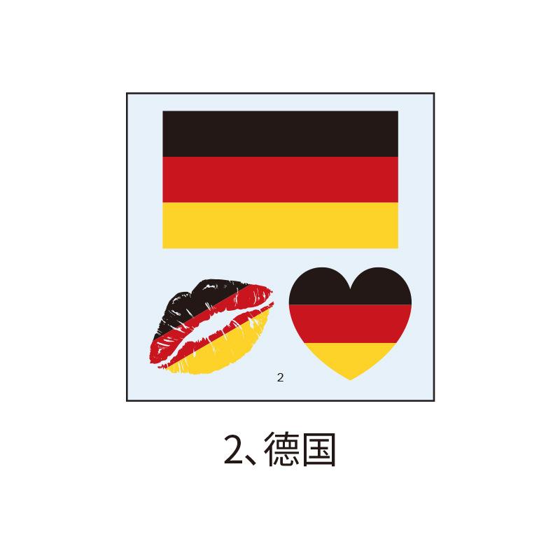 US, Canada and Mexico World Cup Flag Tattoo Sticker, Football Game Sports Meeting Tattoo Sticker, Makeup Face Sticker
