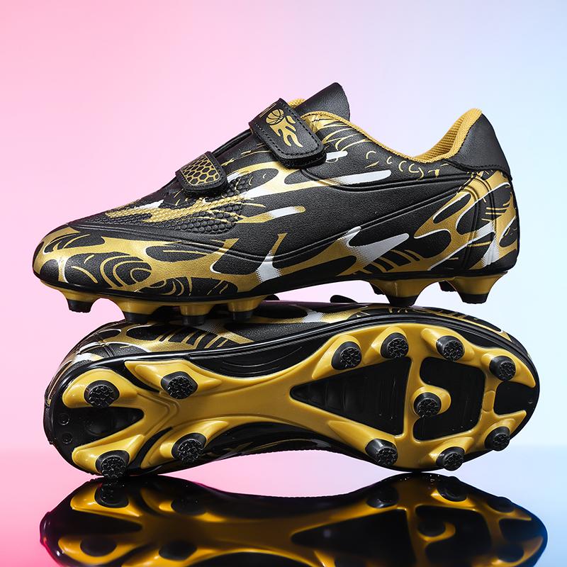 New Men Kids Football Boots Ultralight Cleats Non-Slip Match Grass Boys Professional Soccer Shoes Training Shoes Drop Shipping