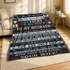 Husband Love Message From Wife Coral Fleece Blanket Romantic Quote