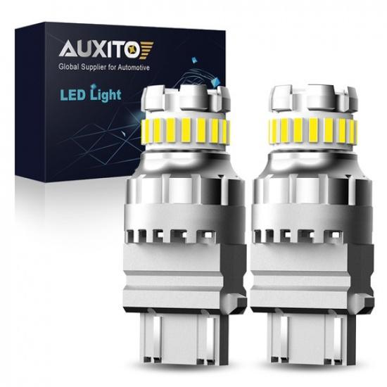 3157 3156 Super 6000K Белые 23 светодиода SMD Лампочки Сигнала Заднего Хода / Стоп-сигнала