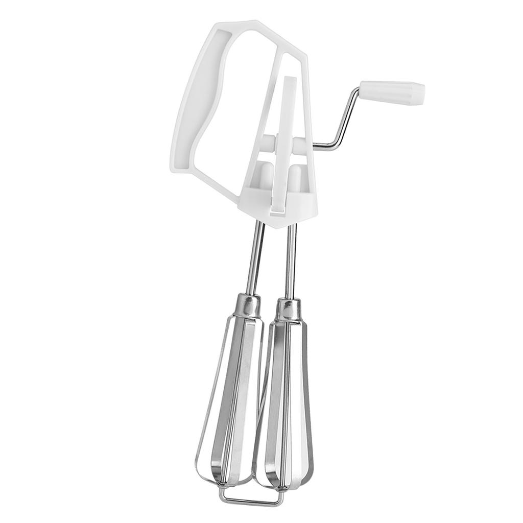 Stainless Steel Rotary Hand Whip Whisk Egg Beater Mixer Cooking Tool Kitchen