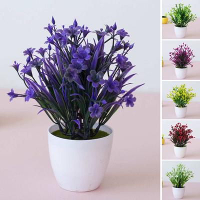 Διακόσμηση σπιτιού προσομοιωμένη γλάστρα με φυτά Εκλεκτή εργασία Δημιουργικό γραφείο Κήπος Ζωντανό τεχνητό φυτό