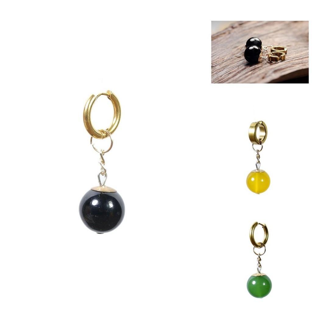 Cosplay As Goku Black With These Light-weight Agate Earrings
