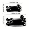 Cartoon White Cat Rug Soft and Comfortable Bedside Rug for Bedroom, Children's Room, Long Floor Mat, Home Decoration