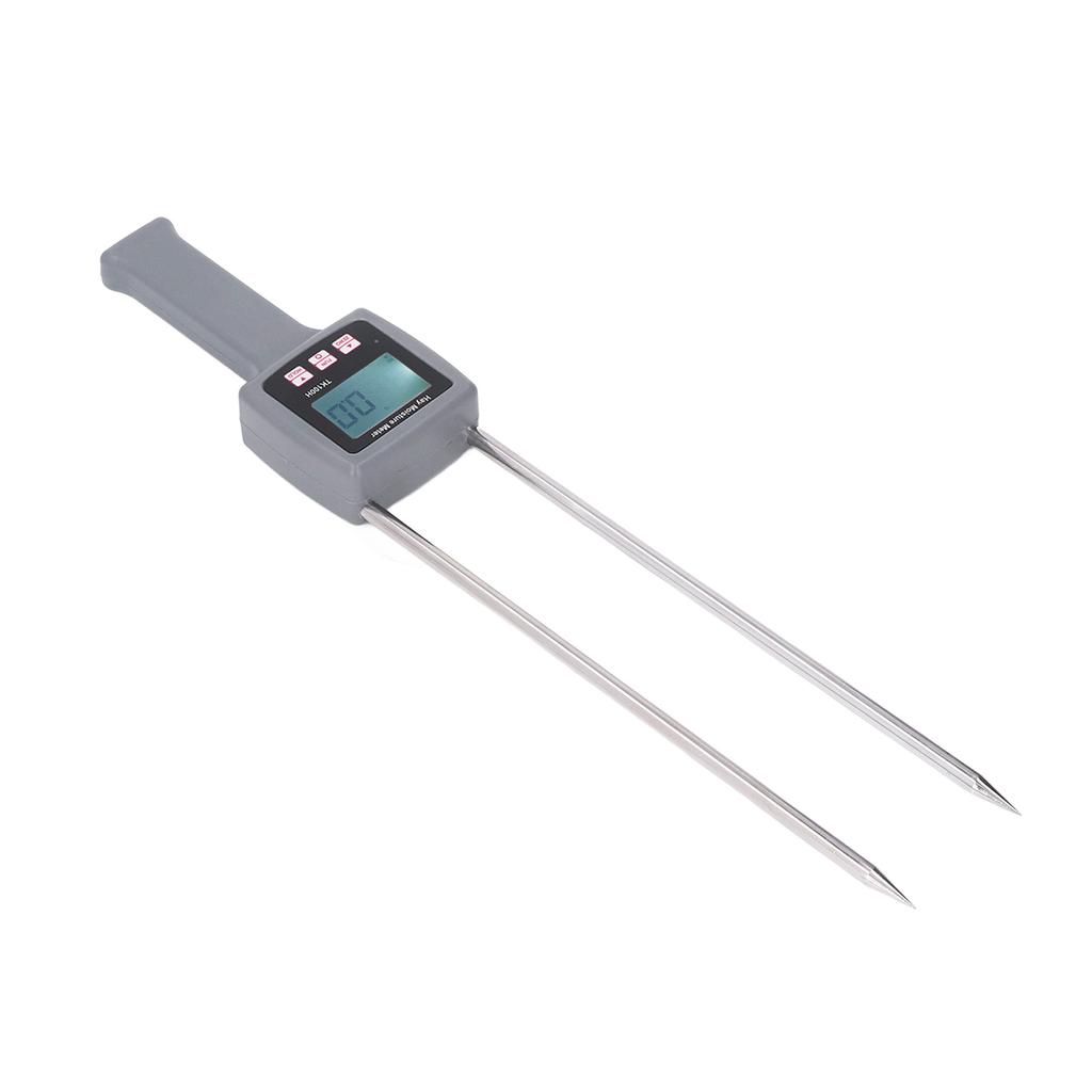 Hay Moisture Meter ABS Housing Digital Display Handheld Multifunctional Portable Hay Moisture Tester