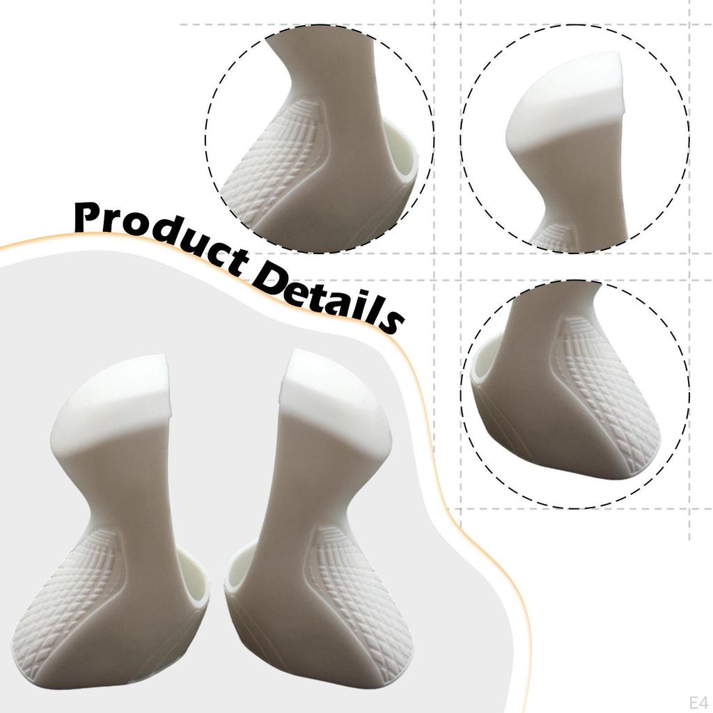 2 Stück Fahrrad Schalthebelabdeckungen Rennrad Bremshebelhauben für R2000/R3000 Zubehör Rutschfest