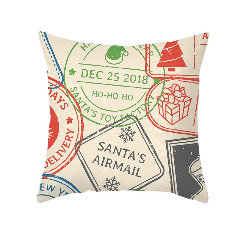 Nordische Weihnachtskissenbezug Schwarz Gold Serie Pfirsichhaut Kissenbezug Büro Sofa Kissenbezug Zuhause