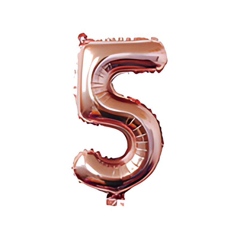 32-Inch Body Shaping Numeric Balloons - Gold & Silver, Floating Birthday & Celebration Decor