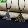 Game Jewelry Fifth Personality Identity V Necklaces Present Gifts Triangle 1 3 4 Pendant 2 Colors Car Necklaces Halloween Men Present GiftsFashion